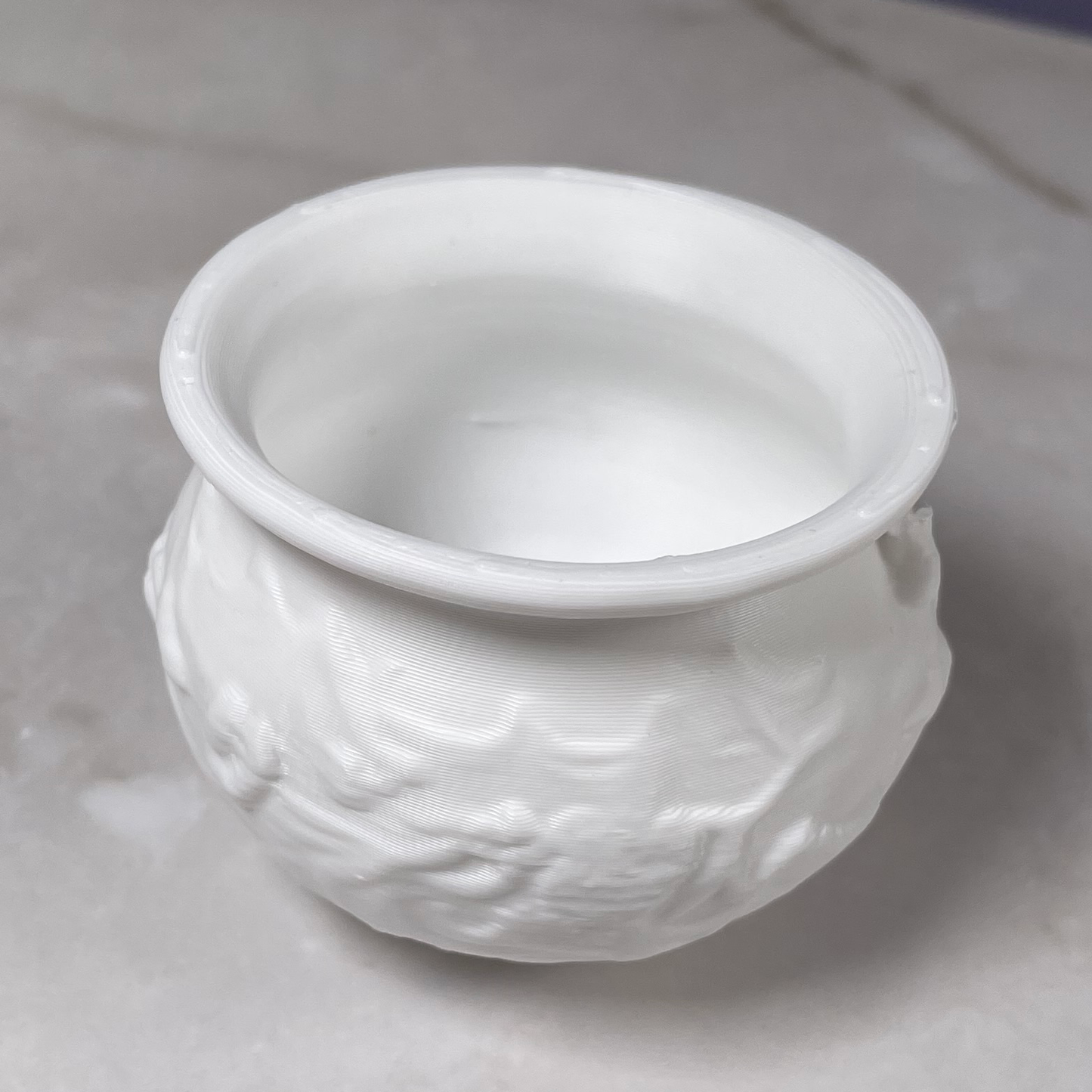 6 Sizes - 6 Color Options - Whispering Petal Pot – Textured Planter for Plants, Multiple Sizes, with Drainage