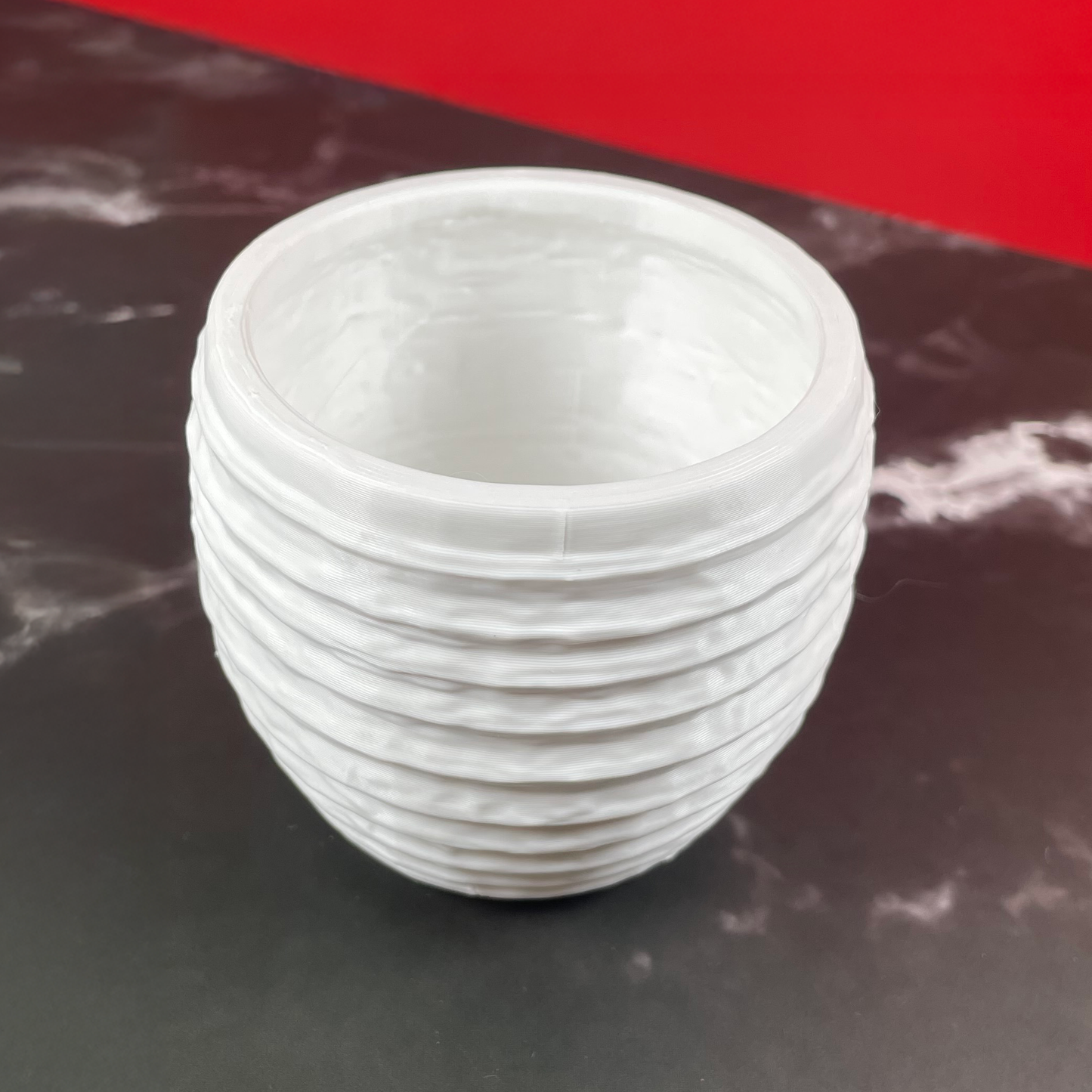 6 Sizes - 6 Color Options - Horizon Ridge Planter – Textured Planter for Plants, Multiple Sizes, with Drainage