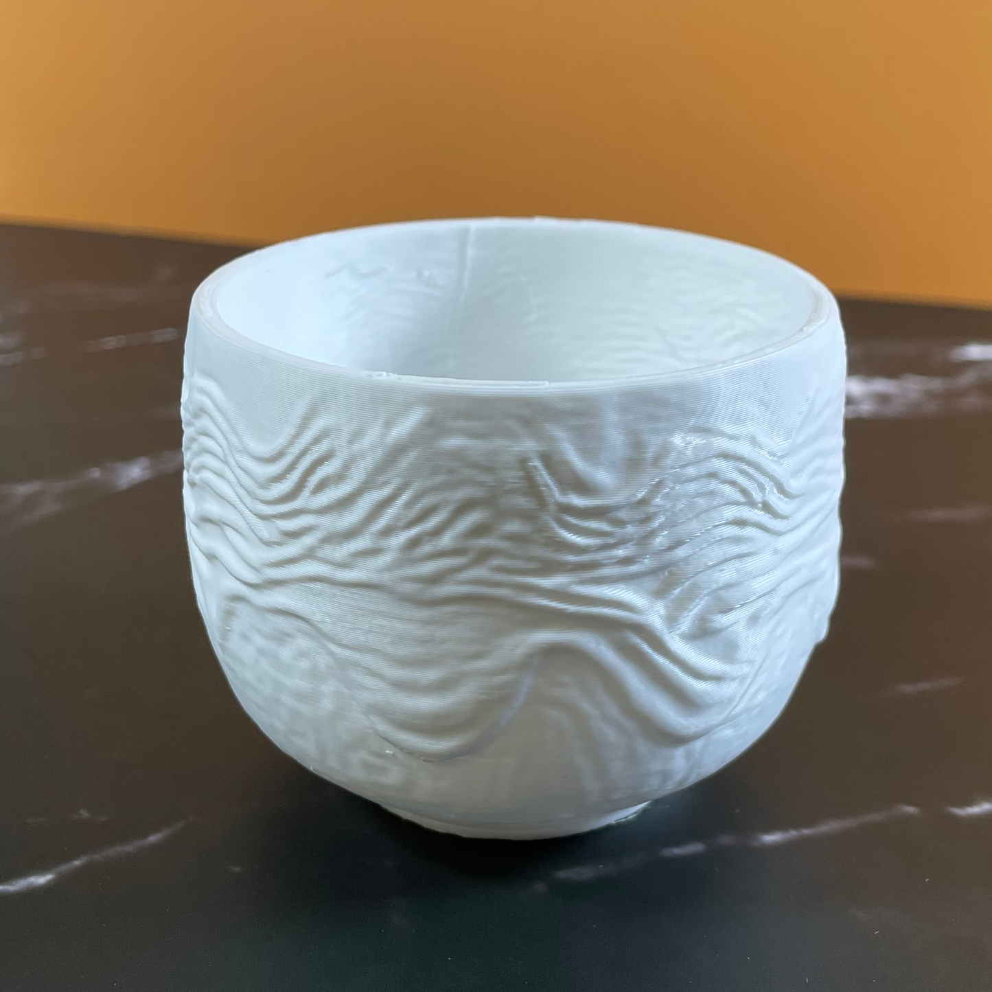 7 Sizes - 6 Color Options - Fingerprint Earth Planter – Textured Planter for Plants, Multiple Sizes, with Drainage