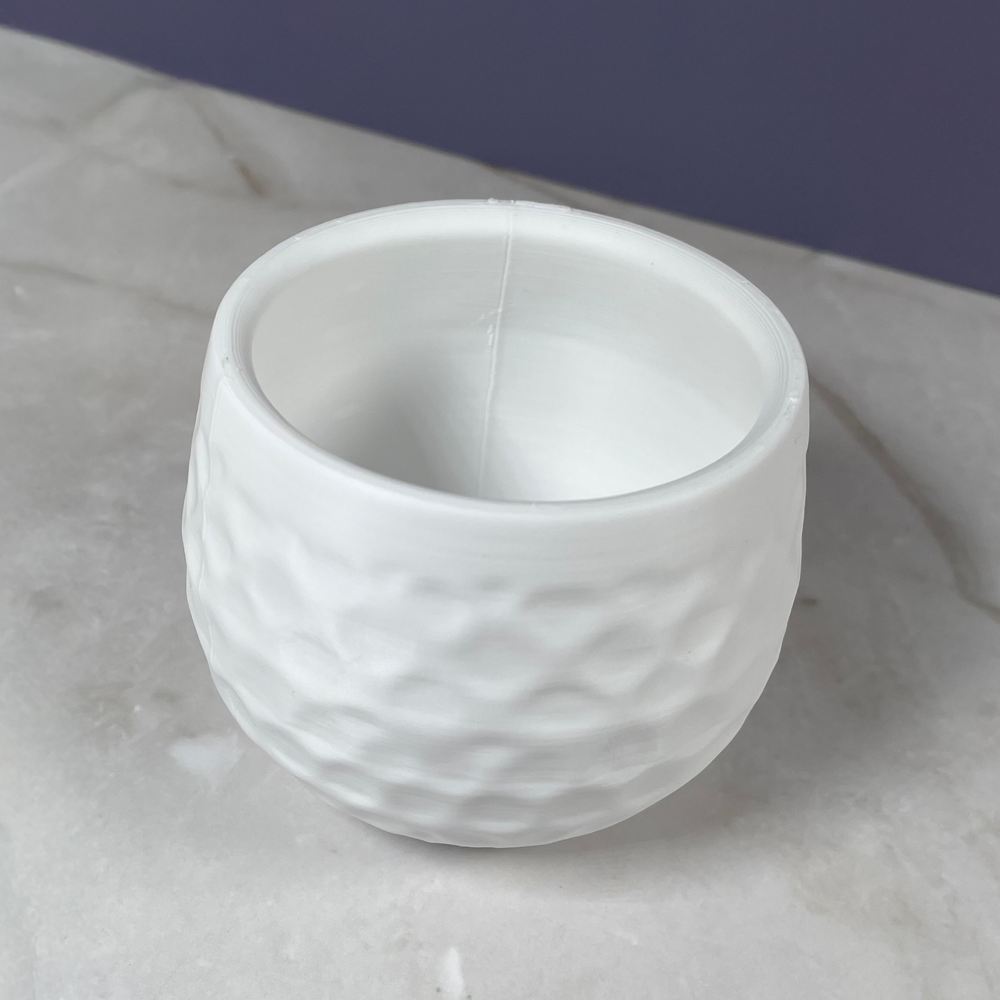 6 Sizes - 6 Color Options - Facet Planter – Textured Planter for Plants, Multiple Sizes, with Drainage