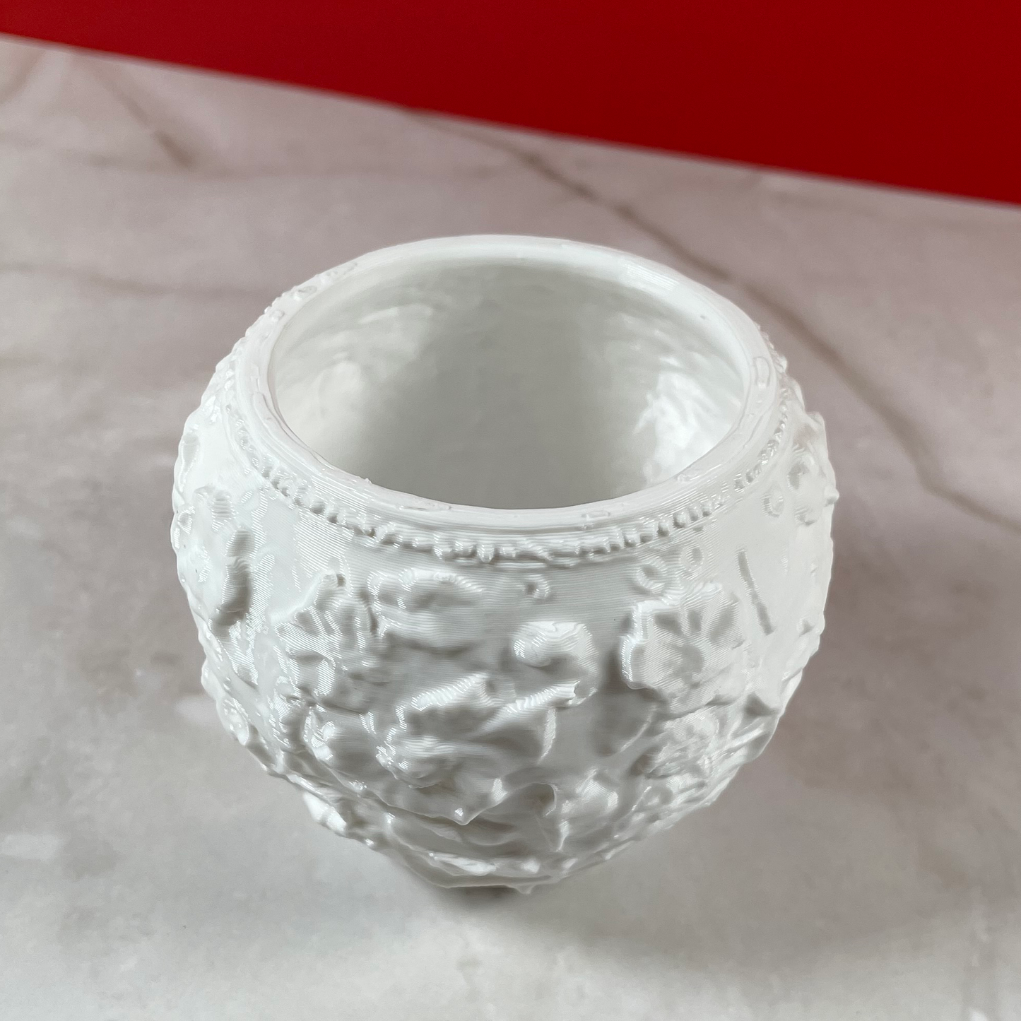 6 Sizes - 6 Color Options - Bloom Whisper Planter – Textured Planter for Plants, Multiple Sizes, with Drainage